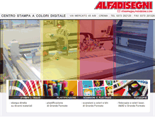 Tablet Screenshot of alfadisegni.com